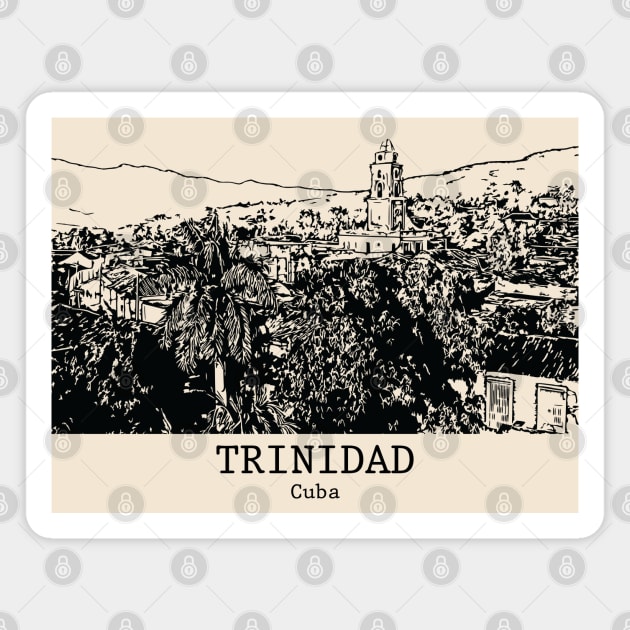 Trinidad - Cuba Magnet by Lakeric